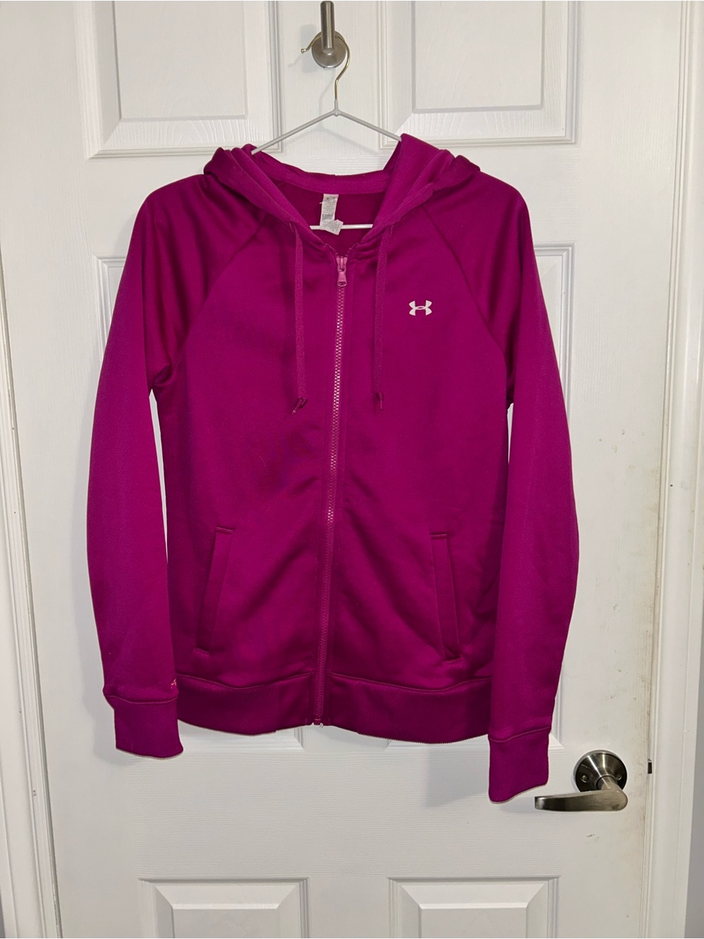 Under Armour ColdGear Storm Hoodie Women’s Small Fushia Pink